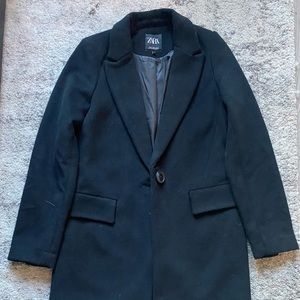 ZARA Long Collared Trench Coat